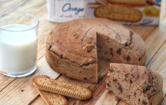 torta latte e biscotti di mezzanotte