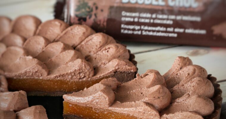 Crostata Sacher senza cottura