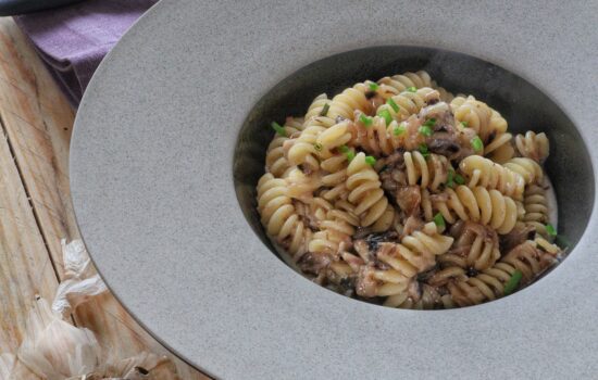 Fusilli Radicchio e Taleggio