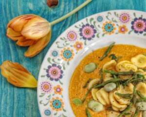 Orecchiette fave e Bruscandoli