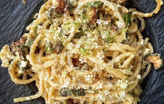 Spaghetti Sambuco e Quartirolo