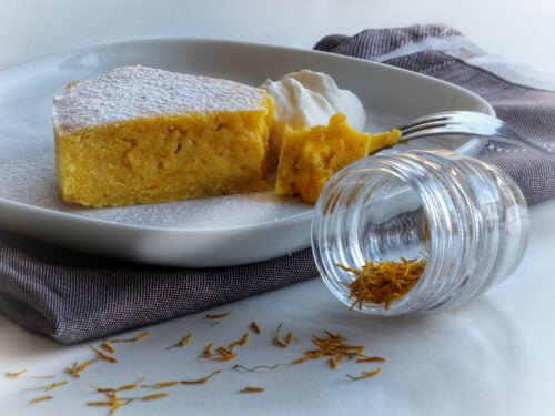 torta allo zafferano