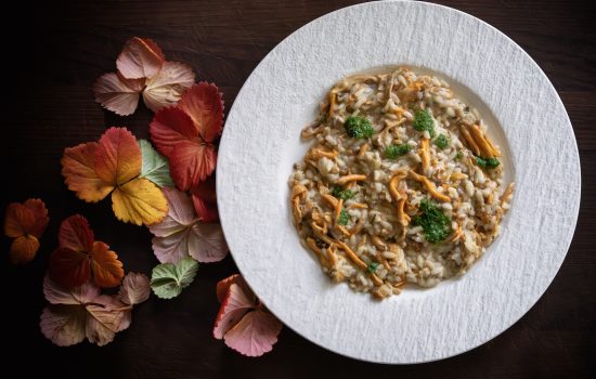 risotto con finferle