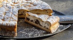 Torta versata Ricotta e Cioccolato