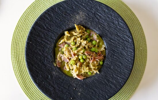 Mafalde piselli e finocchiona